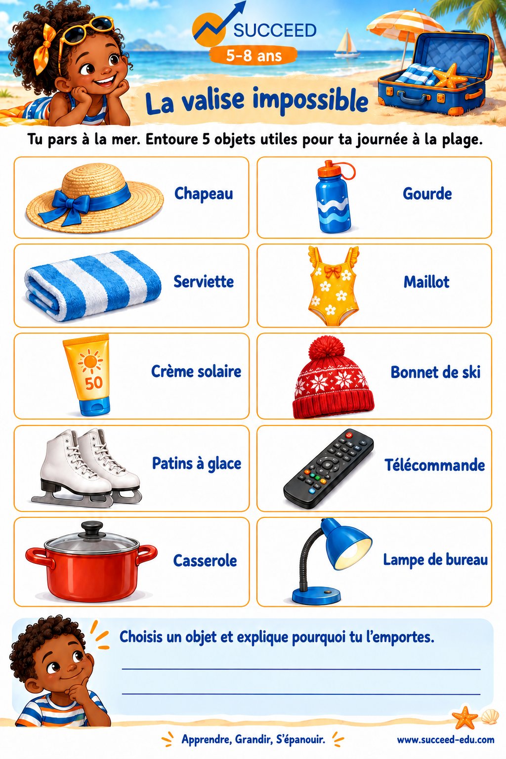 Aperçu de la fiche : La valise impossible