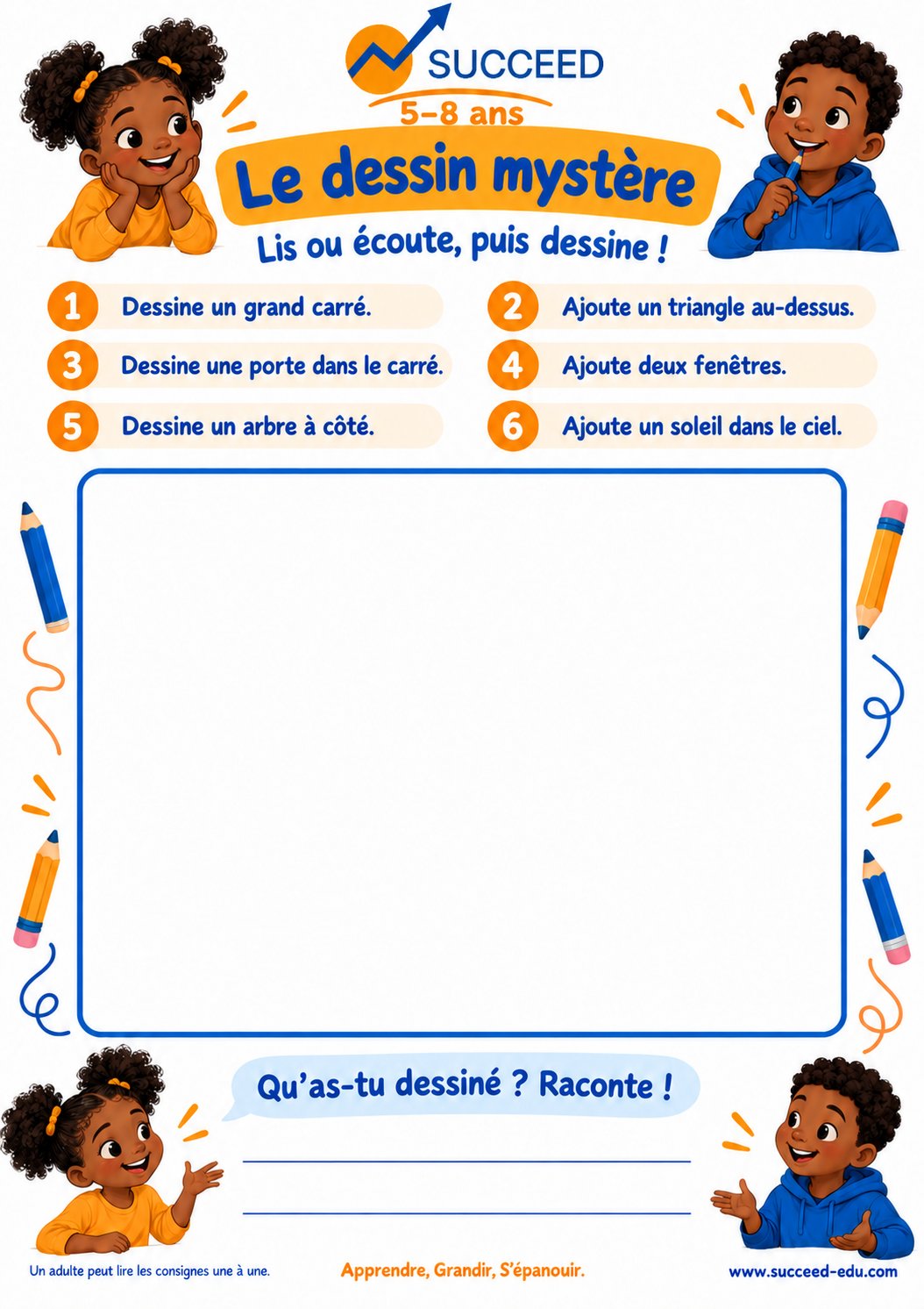 Aperçu de la fiche : Le dessin mystère